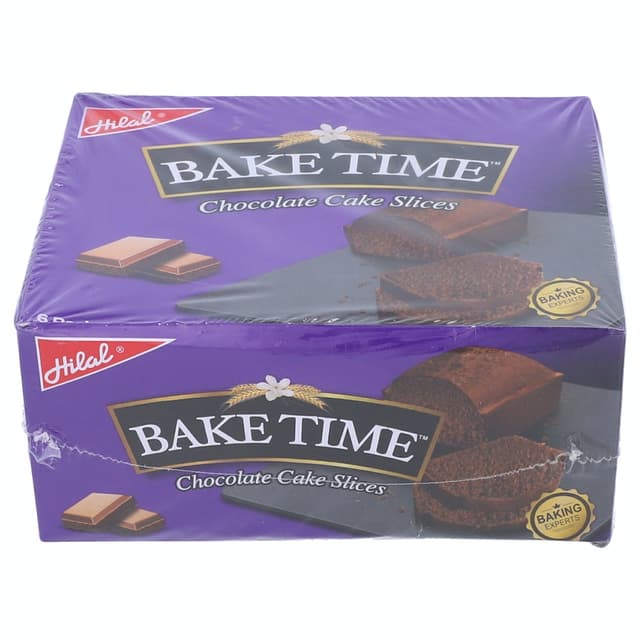 Hilal Bake Time Chocolate Cake Slices 6 Packs